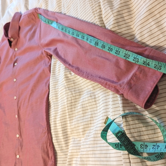 EUC Slim fit Express button down dress shirt - Picture 6 of 8